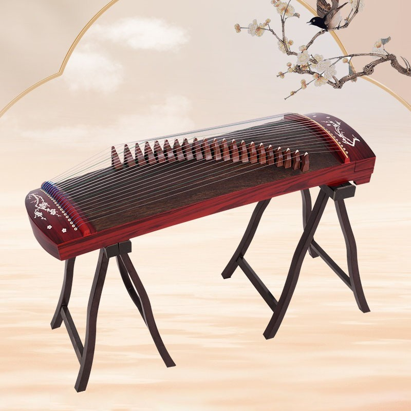 Musical Instrument Guzheng - Handgemaakte Chinese Guqin draagbare prestaties kleine