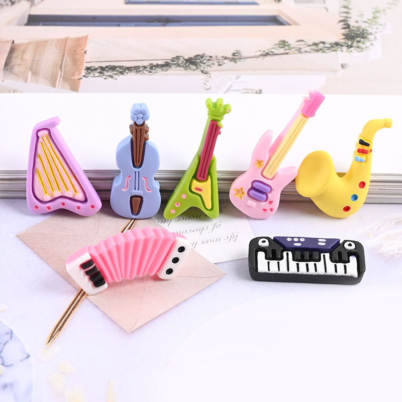Musical Instruments Cartoon - 10 stuks Cartoon Kawaii Hars Mini