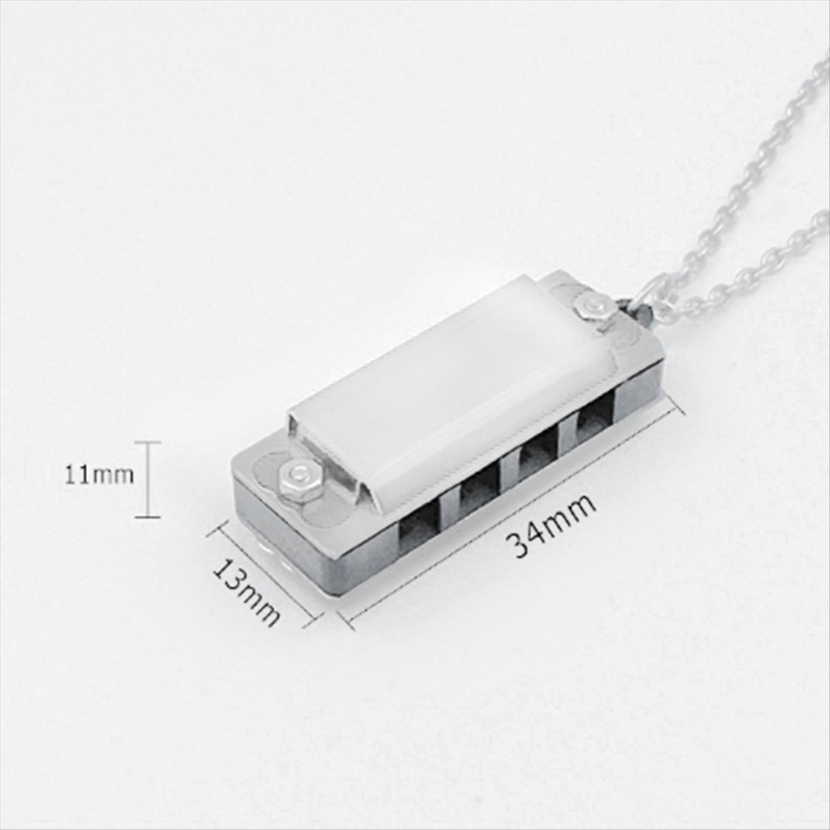 Musical Instruments Easy - ABXY Mini mondharmonica ketting 4-gaats 8-toon