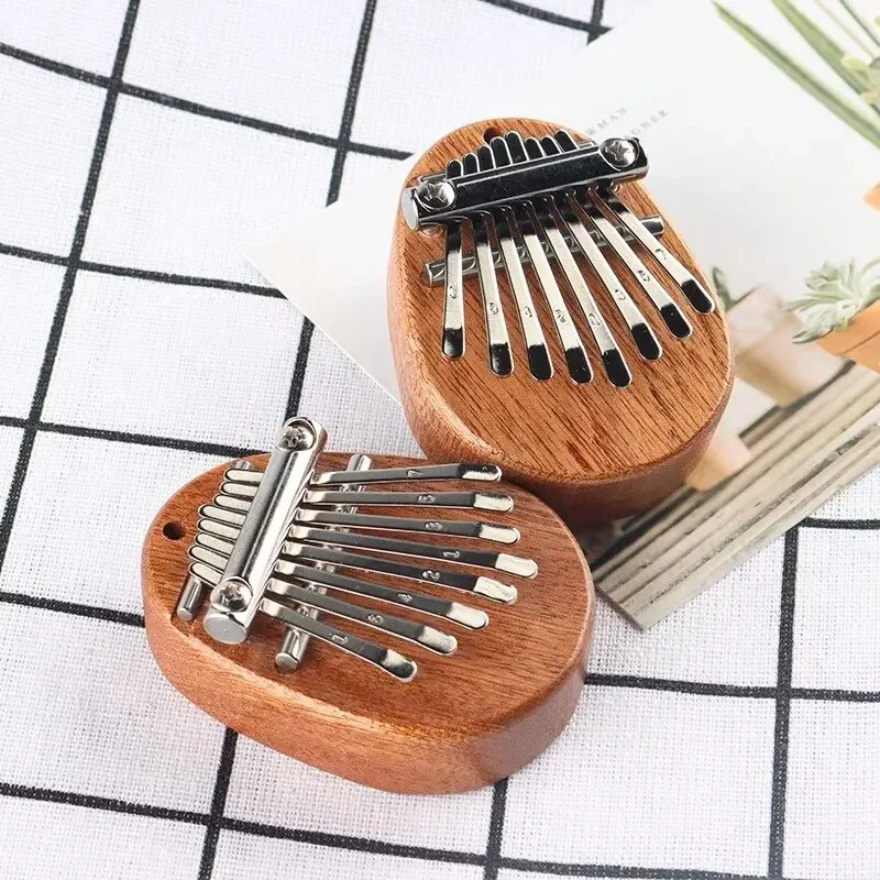 Musical Instrument African - 1 Stuks Houten Mini Duimpiano Muzikaal