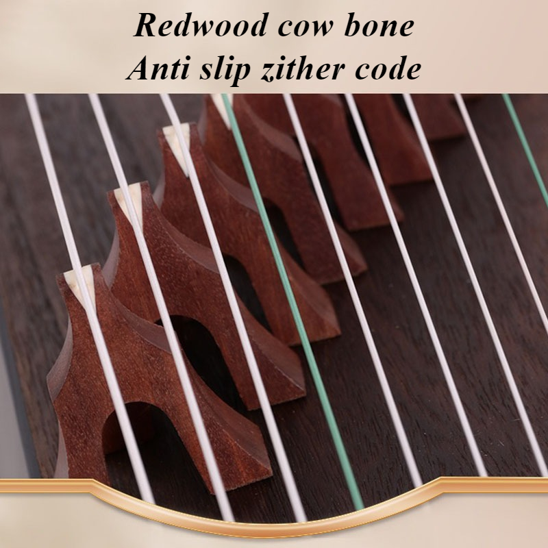 Handgemaakte Chinese Guqin dra - Musical Instrument Guzheng recensie en prijs