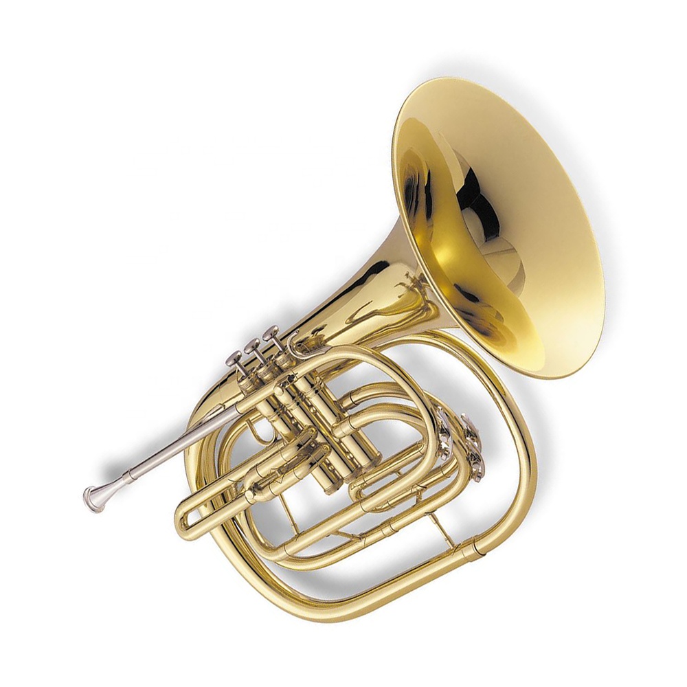 Bb goudgelakte marching-franse - Musical Instrument French recensie en prijs