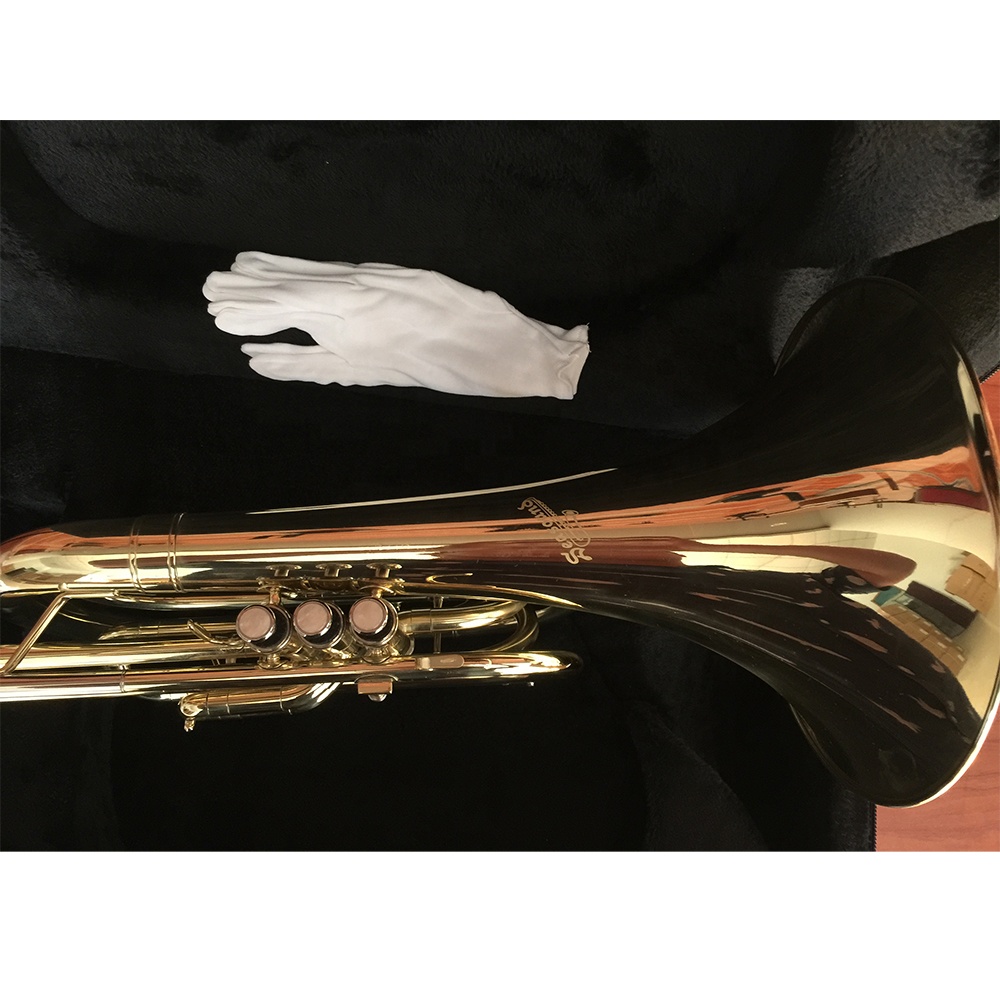 Bb goudgelakte marching-franse - Musical Instrument French recensie en prijs