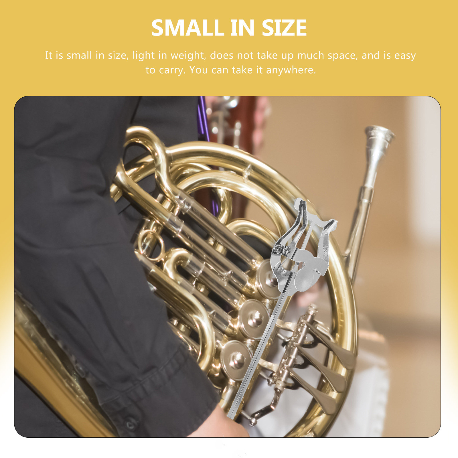 Hoornbladmuziekclip van ijzer, - Musical Instrument French recensie en prijs