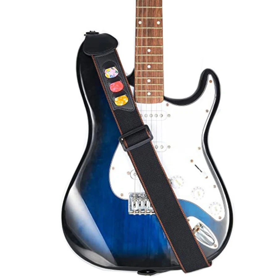 7 stks/set Gitaarband Zwart PU - Musical Instrument Ukulele recensie en prijs