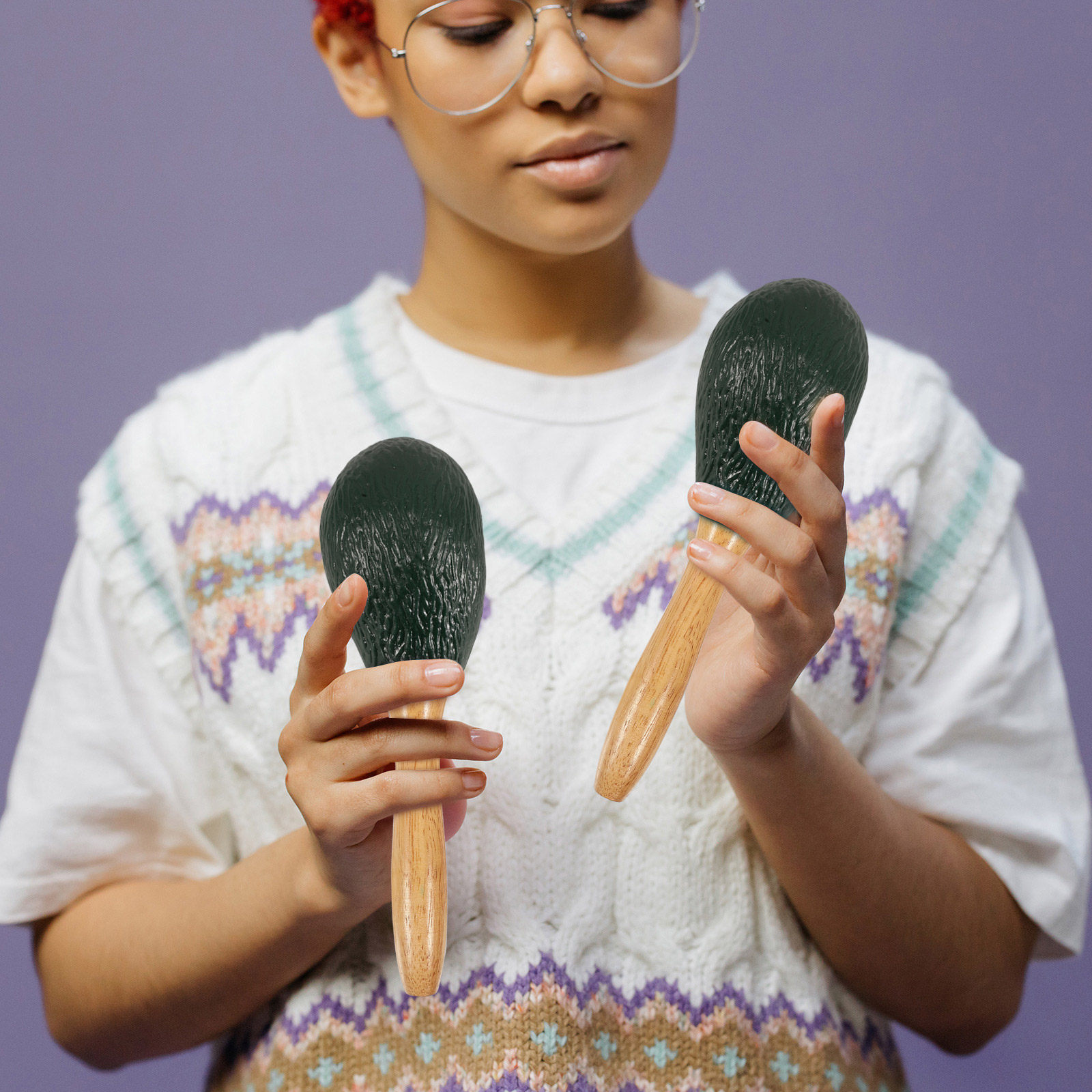Fruit Shaker Maracas Avocado M - Musical Instrument For Toddlers recensie en prijs