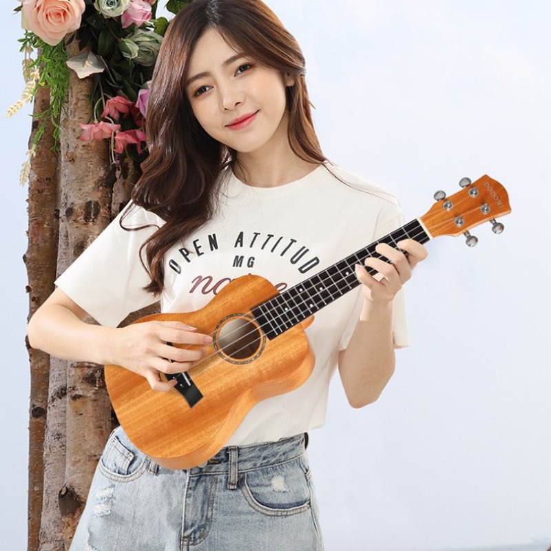 Ukulele 23-inch met perzikbloe - Musical Instrument Ukulele recensie en prijs