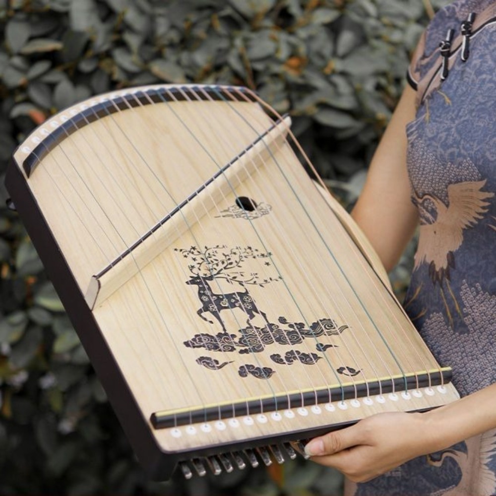 Houten 21-snarige Mini Guzheng - Musical Instrument Guzheng recensie en prijs