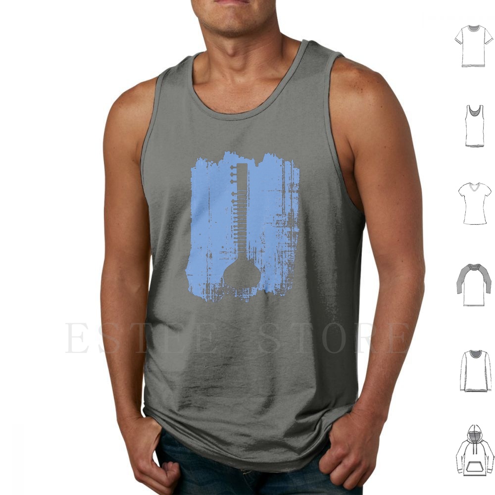 Indian Sitar Tank Tops Vest Id - Musical Instrument Indian recensie en prijs